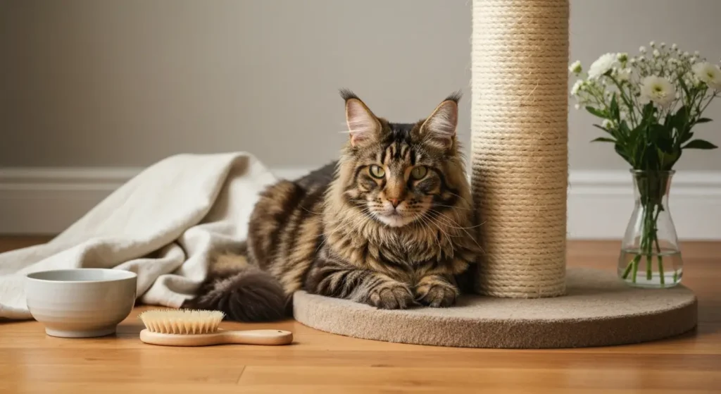 Maine coon - łagodny olbrzym w domu