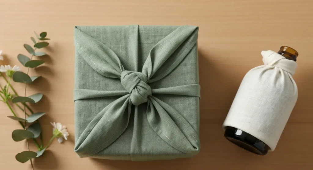 Pakowanie w tkaninę furoshiki - eko i piękniej