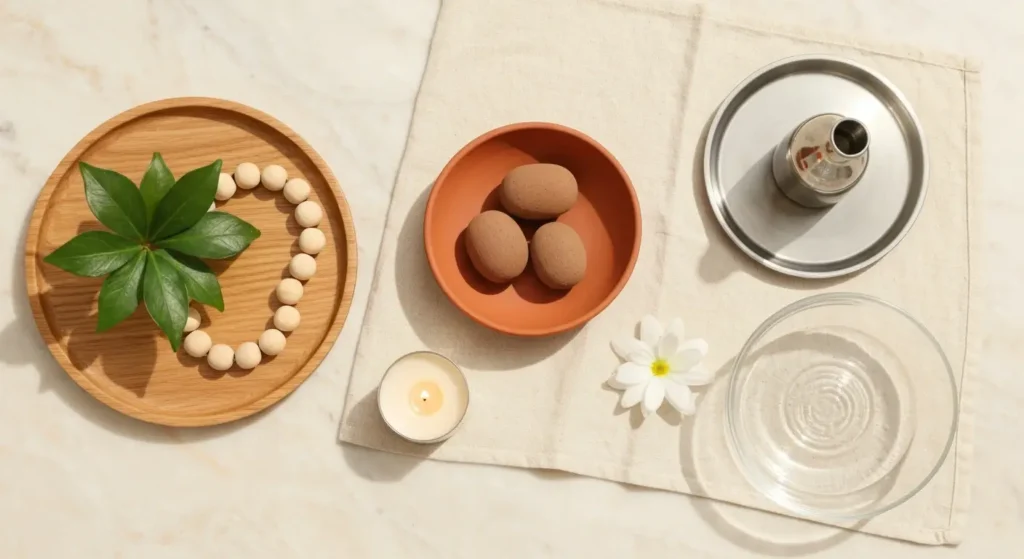 Pięć żywiołów feng shui - drewno, ogień, ziemia, metal, woda